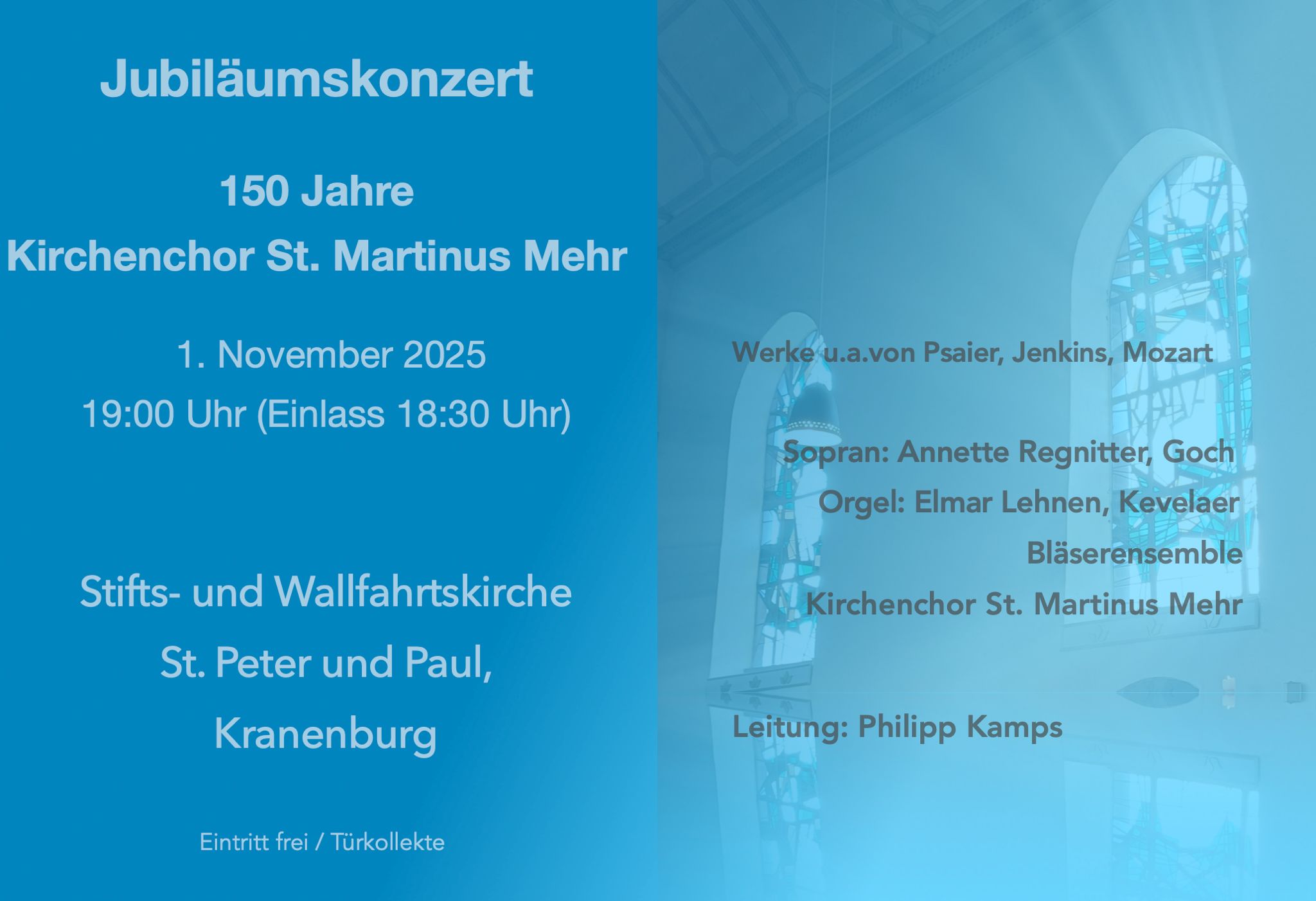 Der Kirchenchor lädt ein